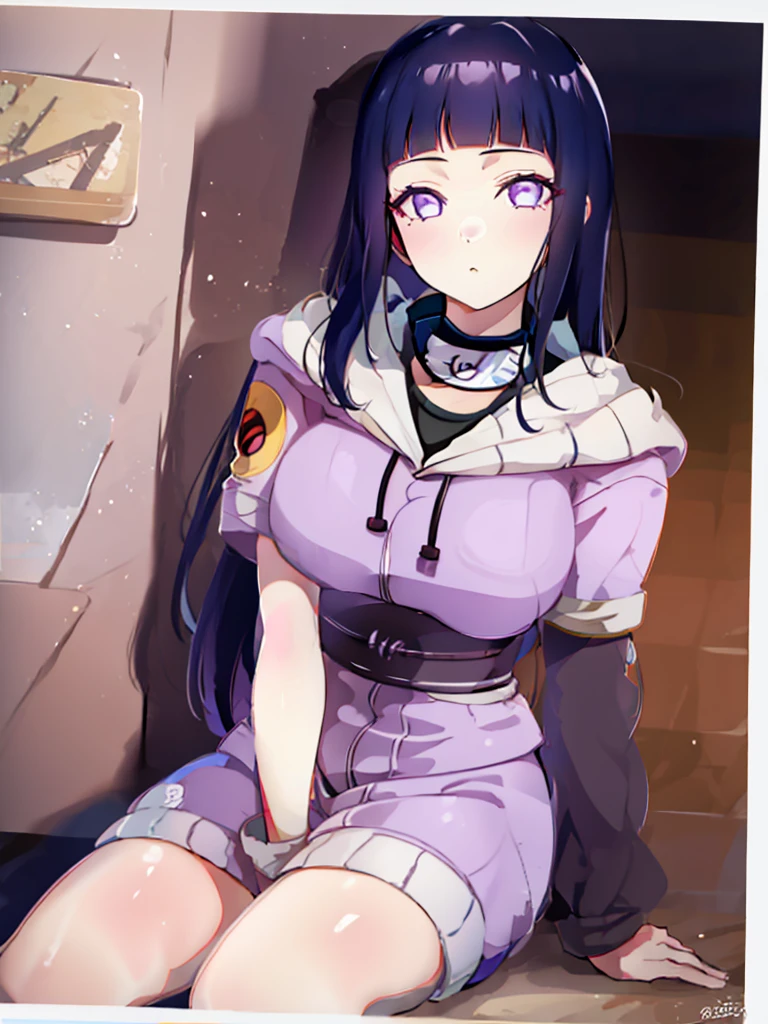 1girl, hinata, hyuuga hinata, sitting down