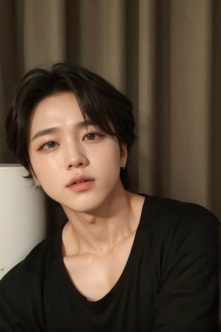 Park Jimin, BTS, slanted eyes