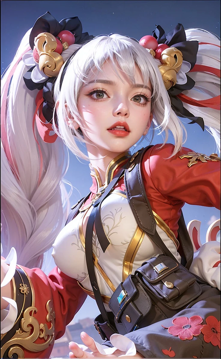 a close up of a girl,black hair hair, big booobs ,  shadowbringers cinematic, 4 k detail fantasy, a beautiful fantasy empress, game cg, xianxia fantasy, xianxia hero, 2. 5 d cgi anime fantasy artwork, cinematic goddess close shot, ruan jia and artgerm, wow 4 k detail fantasy, hyperdetailed fantasy character