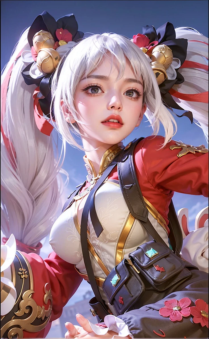 a close up of a girl,black hair hair, big booobs ,  shadowbringers cinematic, 4 k detail fantasy, a beautiful fantasy empress, game cg, xianxia fantasy, xianxia hero, 2. 5 d cgi anime fantasy artwork, cinematic goddess close shot, ruan jia and artgerm, wow 4 k detail fantasy, hyperdetailed fantasy character
