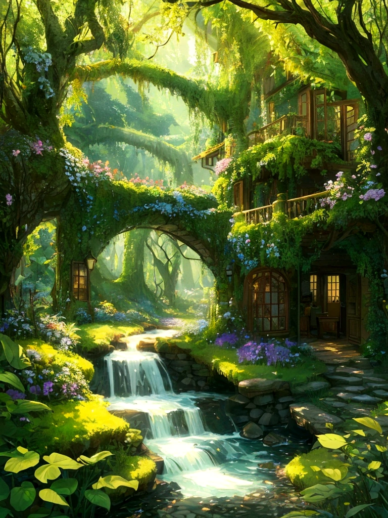 Wonderland  in a verdant ambience