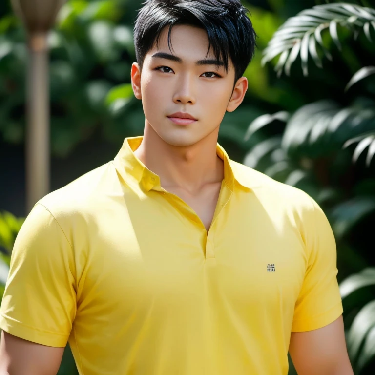 Asian man Araaf with black hair and denim shirt, Inspiration from Zhang Han, Chai Sukun, handsome man，black short hair, Handsome Chad Chin, Steve Zheng, Ryan Jia, Ruanjian, very handsome, Jinyoung Shin, Yanjun Chengt, Hong Jun Hyung, เด็กชายมีblack short hair, Ruean Jia is very beautiful.!, หลง ผู้ชายMohawk hairฮาราฟมองที่กล้อง, have a round face, Mohawk hair, ชายชาวเอเชียตะวันออกเฉียงใต้ที่have a round face, Profile picture, charming anime, Mohawk hair,black short hair, stereoscopic 8k,45 high quality colored lights,000,000,000 pixels, photo, post-trade photo, animation, Beautiful, realistic portraits in comfortable poses, Anime Asian man in real life, Handsome man with perfect body,Wear a jeans shirt., Freestyle photo of a handsome young man, beautiful asian man, The character is in her natural pose., 