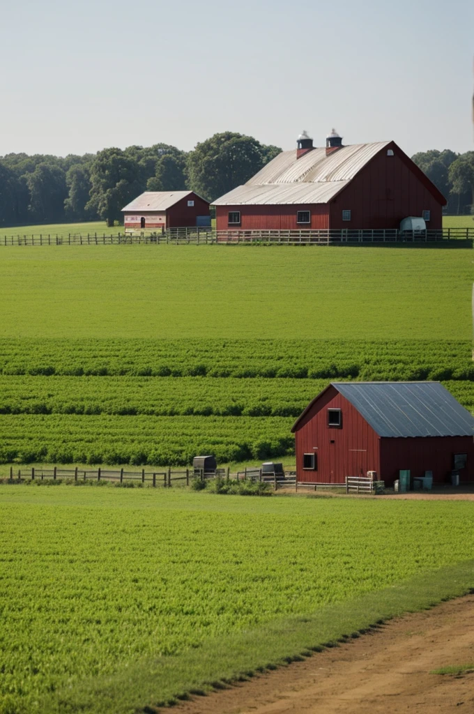 A farm house
