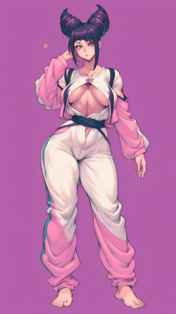 (full body), full body in image, full clothed, pijama juri, juri han costume, full juri han from street fighter 6, juri han pijama clothes, fusion of juri han from street fighter 6 and juri ahn pijama clothes, full woman, full body, long hair, female body, curvy body, thicc body, big thighs, voluptuous body, full thick body, dinamic pose, curve body. detalied pose, body, simple background, expressive face, focus on face, line art, sketch
