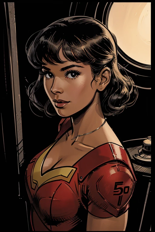 Super girl, panavision 40s, drawning,