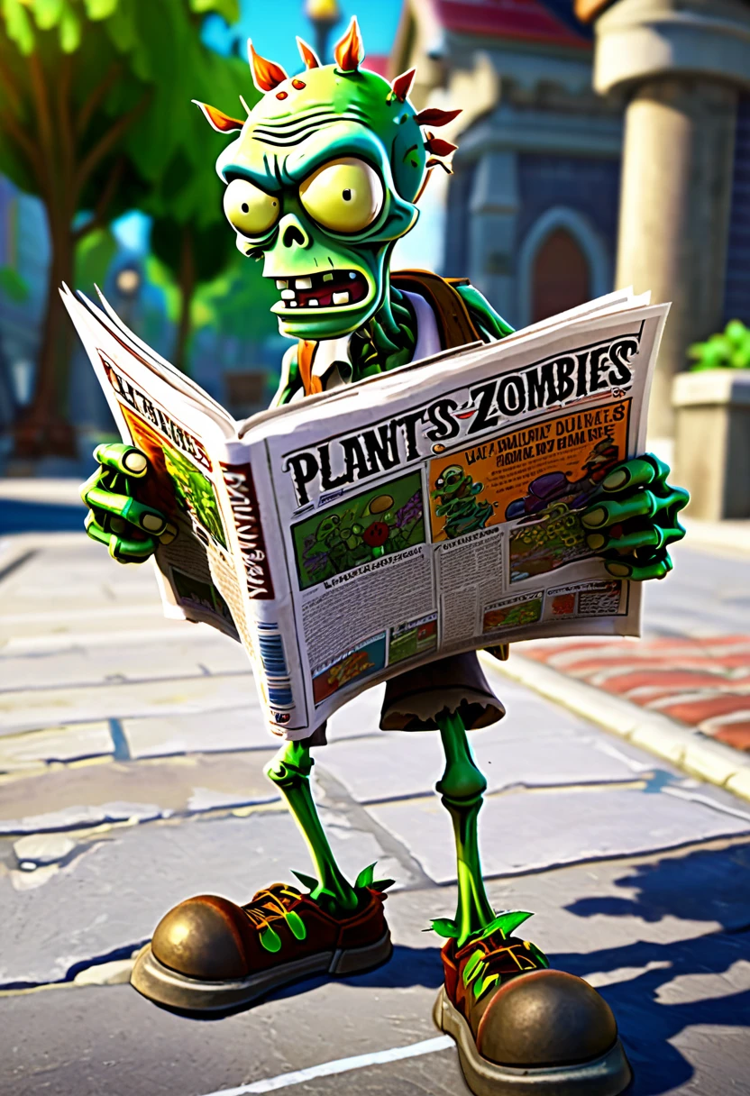 a Zombie dressed like Elvis Presley, hair, electric guitar, disco, game "Plants vs. Zombies", full body, cinematic still, cinemascope, best quality, masterpiece, very aesthetic, perfect composition, intricate details, ultra-detailed, vivid colors