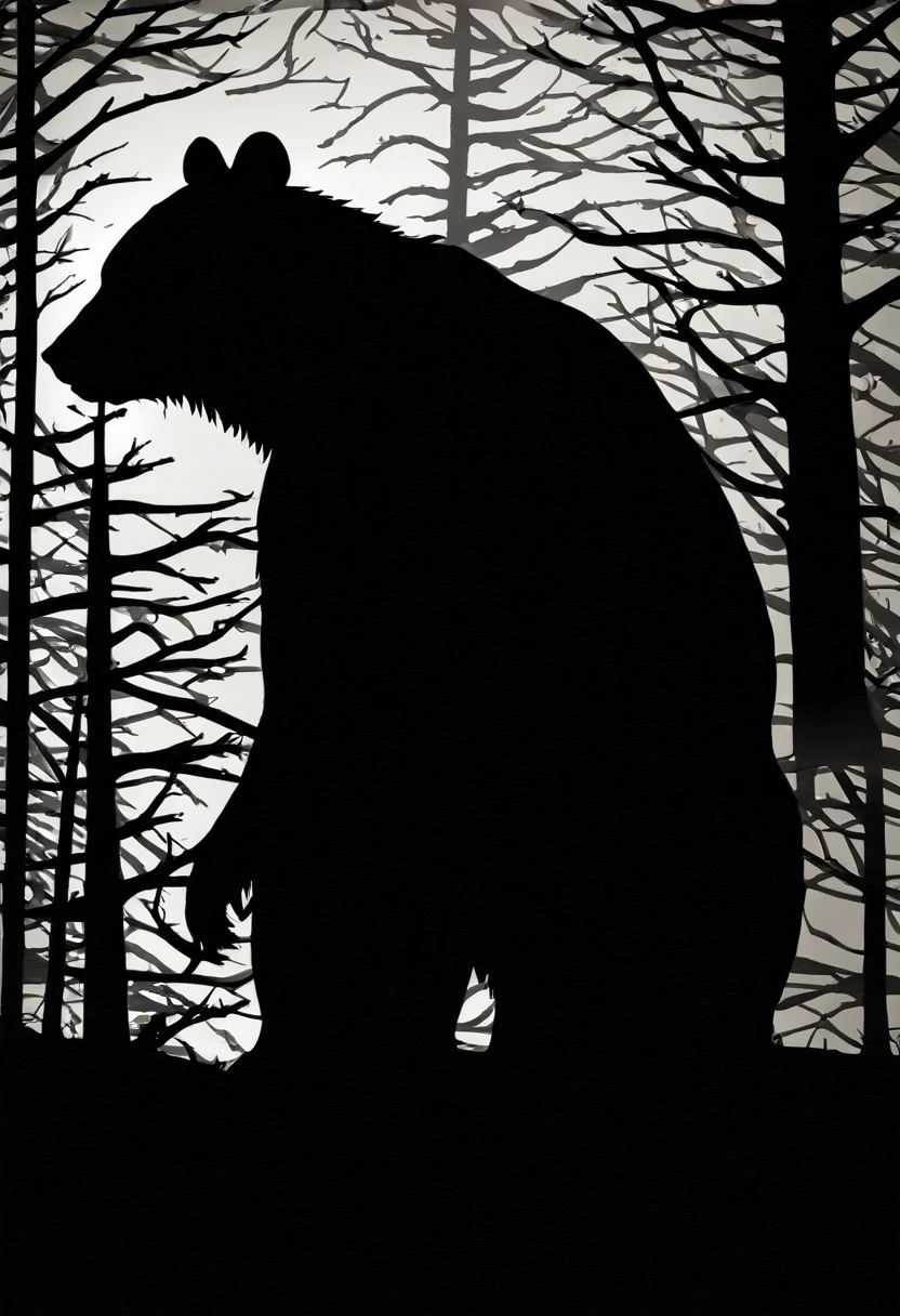 ROBUST BEAR SILOUETTE