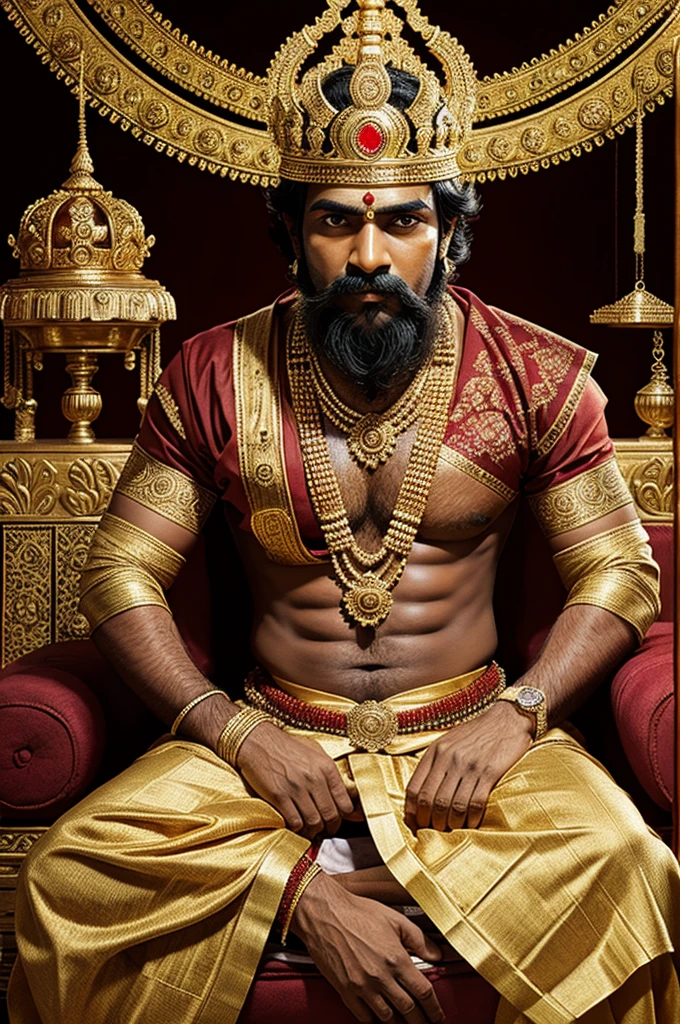 Tamilnadu king pixel art for game