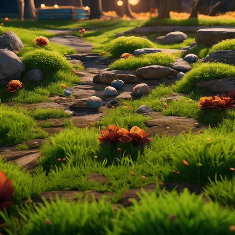 game "Plants vs. Zombies", close up, cinematic still, cinemascope, best quality, masterpiece, very aesthetic, perfect composition, intricate details, ultra-detailed, vivid colors