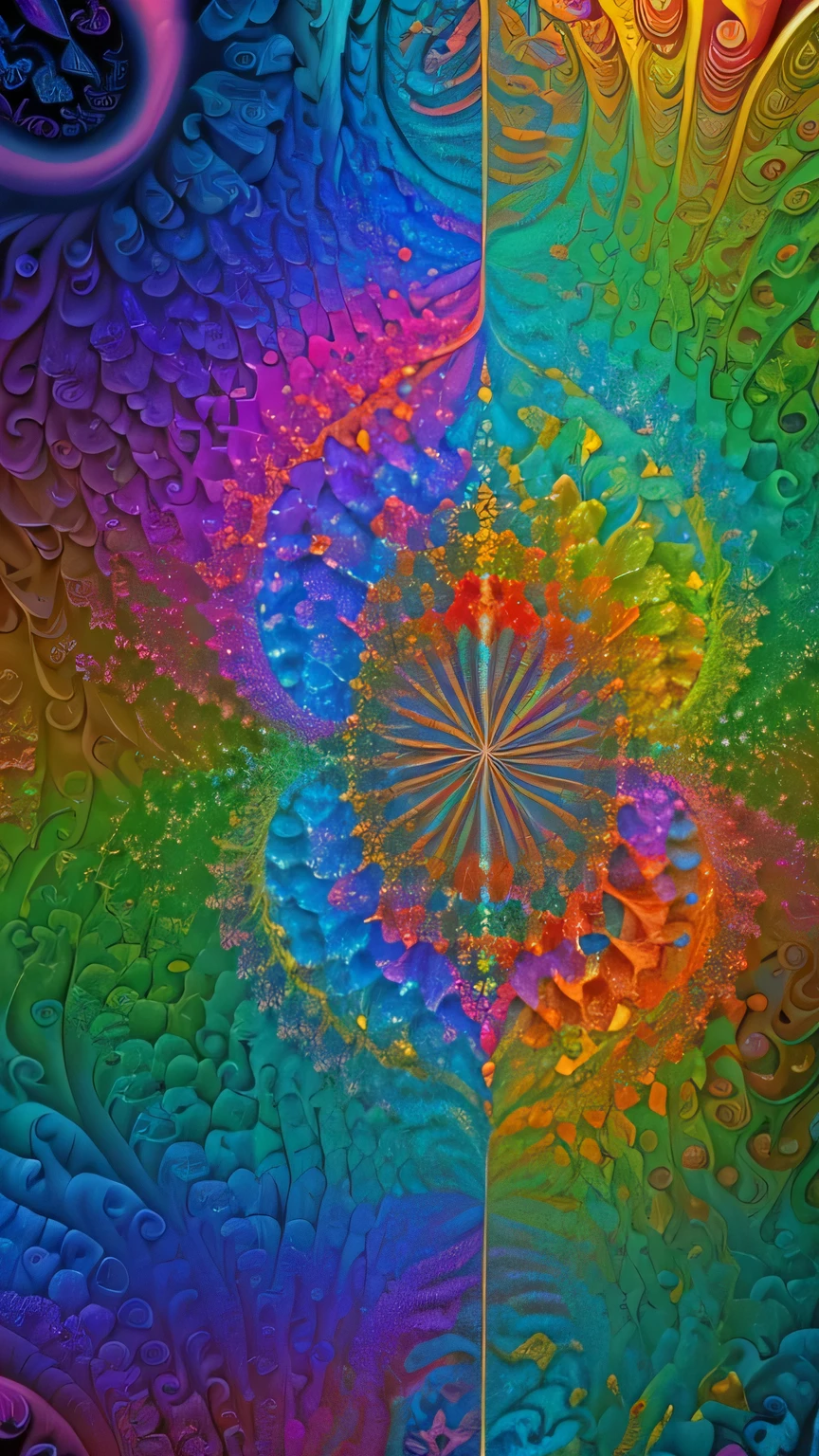 ((surrealism style)), (colorful magical energy flowing through the air, repeating fractal patterns, trippy:1.5), (rickety wooden building:1.1), (by a vast water fall in the dense jungle:1.3),, ((best quality)), ((masterpiece)), ((ultra realistic)), beautiful intricately detailed soft oil painting,