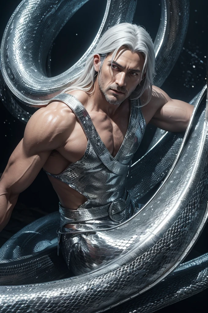 Moses created a silver serpent