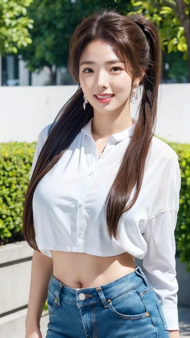 two women back to back each other,(((looked on camera))) look viewer (((looked on camera))) look viewer,(((girls wearing crop oversize shirt, black hot sexy jeans hot pant)))(((selfie close up foto))) ,, detailed skin, ((asia white skin color)) ,detailed skin, small breasts, Slim Waist (((4K resolution))),((no smile)) (((long hair brown silky thick ponytail hairstyle))) ((white skin)) ((extremely detailed face)) ((extremely detailed eyes)) (((sexy body pose))) ((outdoor background)) (()) ((sixpack woman)) ((model posture)), face, extremely detailed full body color photo of a 22 y.o girl, beautiful face, beautiful eyes, (()), (((sexy))) big breasts, slim body, ((skin details, high texture)), (()), hand fix, finger fix, nails fix, realistic hand wrinkles, realistic eyes, octane render, simetris eyes,(white perfect teeth) (())(())