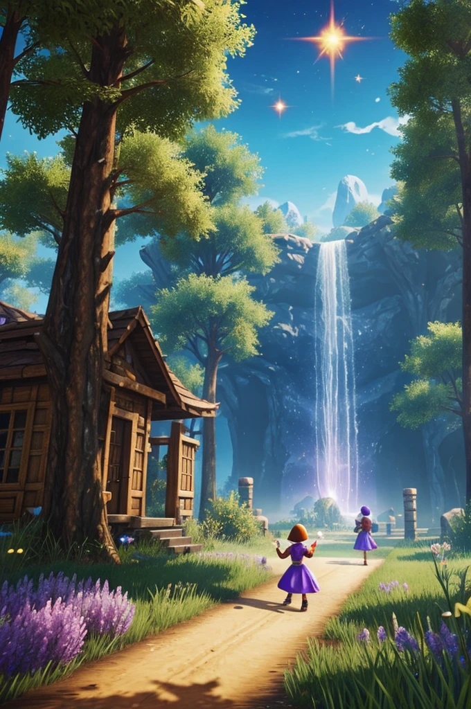 Cover of a video game called magical adventures in the world of learning