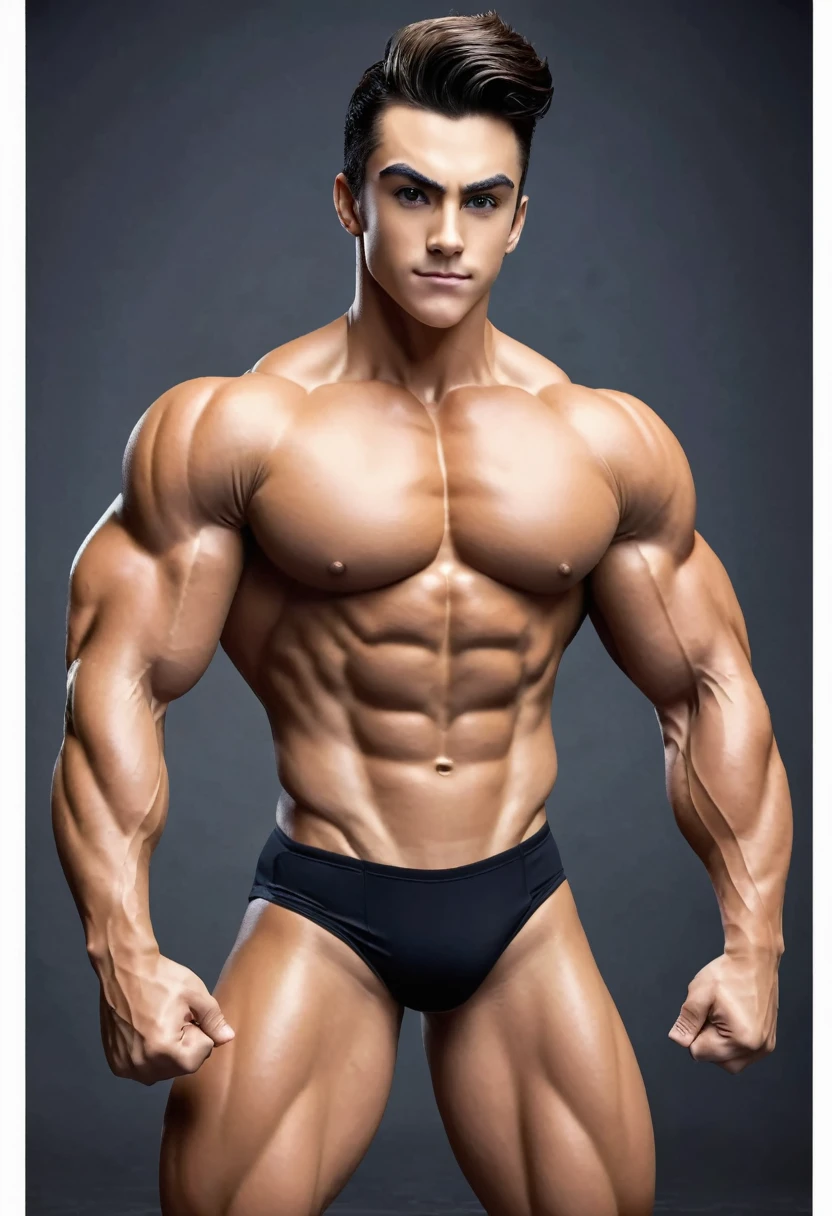 Create a boy and transform him into a muscular girl