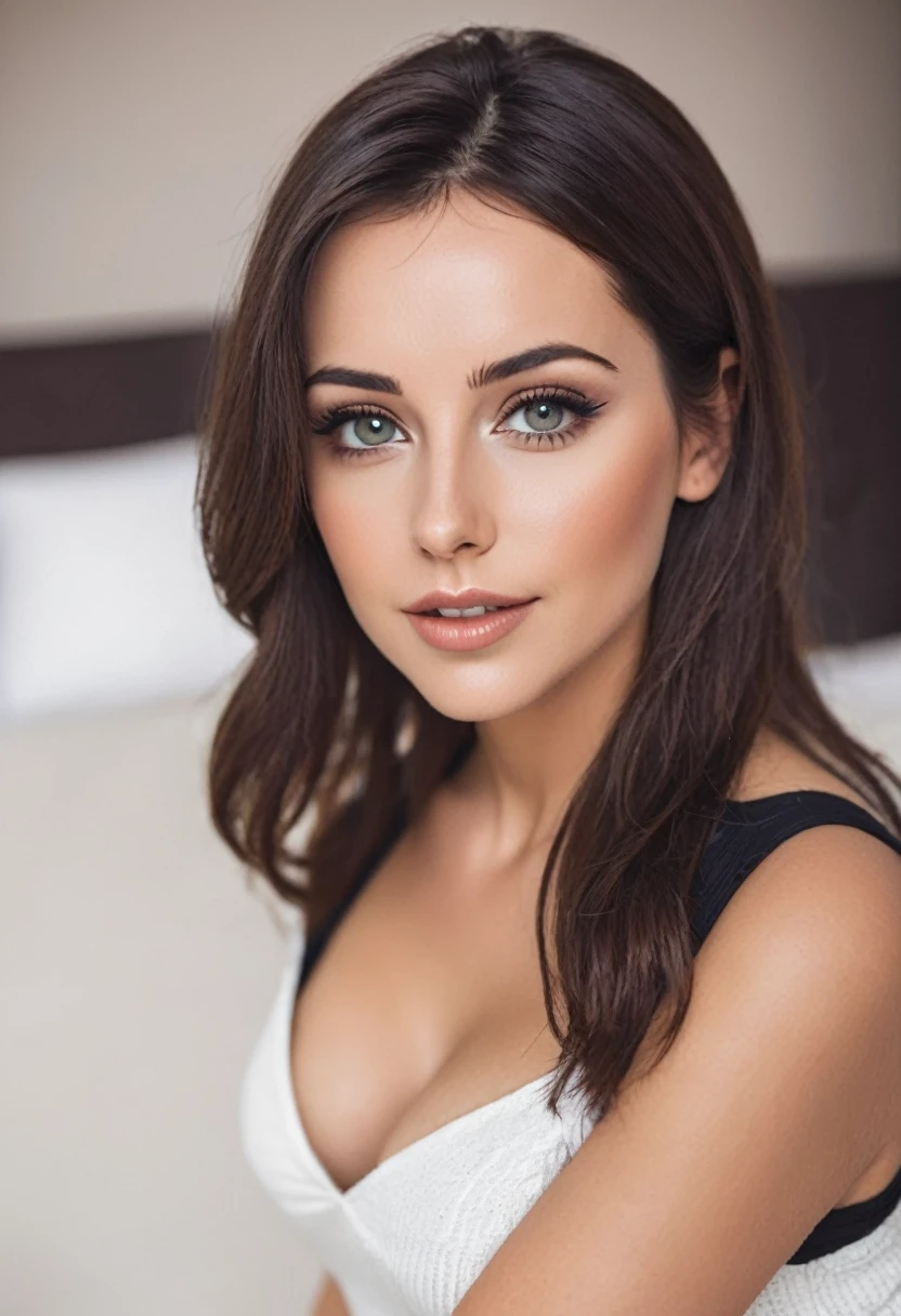 Attractive Sexy brunette