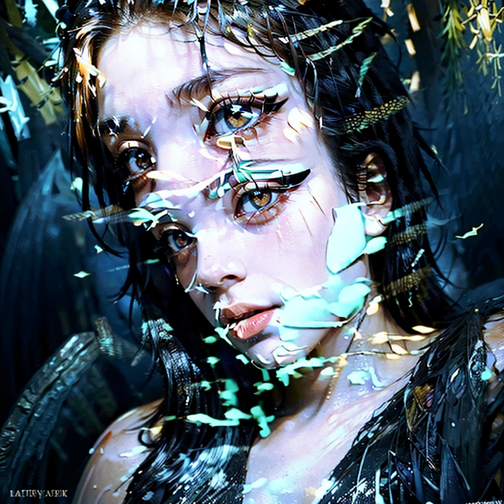 (battle scene),((full body)),oil painting,beautiful detailed eyes,beautiful detailed lips,extremely detailed eyes and face,long eyelashes,unique skin texture,dark and mysterious background,fantasy realism,sharp focus,professional,vivid colors,dramatic lighting,subtle color tone, ((full naked female body)), (8K resolution)