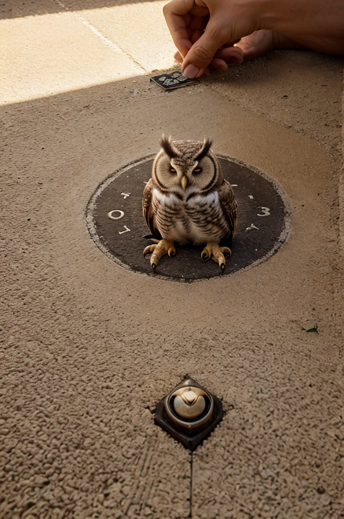 3d logo image of an owl ,underneath it is written parkun sleeping