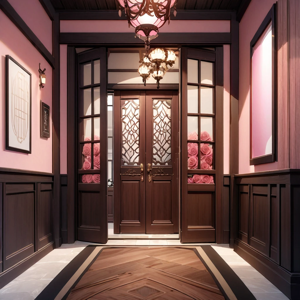 ---
---
**The Rosewood Haven Café**
In the vibrant heart of a bustling metropolis, amidst the whirlwind of urban life, stands The Rosewood Haven Café. This enchanting sanctuary of calm and beauty draws you in with its unique charm and harmonious blend of brown and rose pink hues, promising a serene escape from the city’s relentless pace.
The café's exterior is a beautiful amalgamation of modern design and rustic elegance. The façade features a combination of rose pink stucco and rich, dark brown wood, creating a striking visual contrast that captures the attention of passersby. Large, arched windows framed in polished mahogany reveal glimpses of the cozy, inviting interior. The entrance, marked by a sturdy wooden door with intricate carvings and a rose pink glass inlay, beckons visitors to step inside and experience the warmth and beauty within.
As you push open the door, you are immediately enveloped in an atmosphere of comfort and sophistication. The interior of The Rosewood Haven Café is an open, airy space designed to make the most of natural light, which pours in through the expansive windows. The high ceilings are adorned with exposed wooden beams, painted in a soft, matte brown that enhances the room's warm and inviting feel. Hanging from these beams are elegant pendant lights with rose pink glass shades, casting a soft, diffused glow that bathes the room in warmth.
The floor is a beautiful mosaic of polished hardwood and intricately patterned tiles in shades of brown and rose pink. This combination adds texture and visual interest while maintaining a cohesive color palette. The walls, painted a soothing shade of rose pink, are complemented by wainscoting in a rich, dark brown, creating a sense of depth and sophistication.
Seating is thoughtfully arranged to offer a variety of experiences. Near the windows, plush armchairs upholstered in rose pink velvet are paired with sleek, dark wooden coffee tables, providing the perfect spot for people-watching or