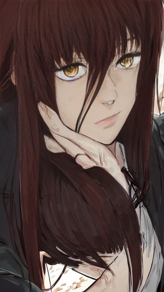 Le personnage Makima de la série animée Chainsaw Man, fragile, pleine longueur (corps entier 1.1.), fond sombre, obscurité, anatomie correcte 1.1, anatomie correcte de la main. Obésité morbide, Très sexy, érotique, Très féminin, belle silhouette obèse, Jambes grasses, fesses, corps gros, ssbbw, gros ventre mou, cheveux roux, Yeux oranges, Cercles rouges pour les écoliers, robe d'été, pose sexy, réaliste, very détaillé, beau corps, détaillé body, détaillé hands, détaillé, vibrant, détaillé Face, Conception des personnages de Makima. very détaillé, détaillé body, détaillé hands, détaillé Face, Art animé, Hugh Détails, Visage très abattu, détaillé eyes, Illustration ultra fine, Meilleure ombre, détail fin, beautiful détaillé glow, beautiful détaillé, Extraordinairement beau, extremely détaillé, inexpressif, composition épique, Style animé. art animé, Style animé,