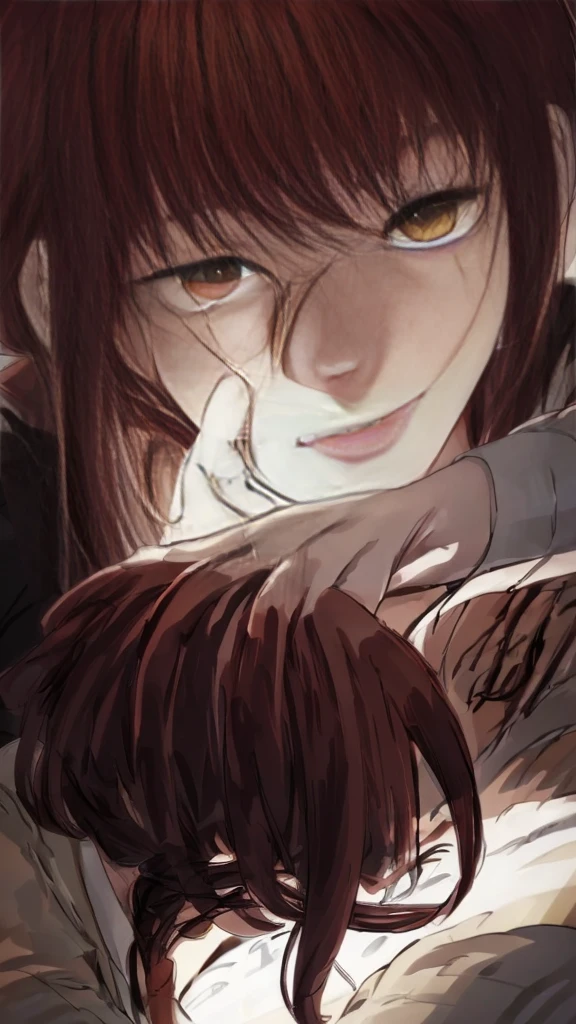 Le personnage Makima de la série animée Chainsaw Man, fragile, pleine longueur (corps entier 1.1.), fond sombre, obscurité, anatomie correcte 1.1, anatomie correcte de la main. Obésité morbide, Très sexy, érotique, Très féminin, belle silhouette obèse, Jambes grasses, fesses, corps gros, ssbbw, gros ventre mou, cheveux roux, Yeux oranges, Cercles rouges pour les écoliers, robe d'été, pose sexy, réaliste, very détaillé, beau corps, détaillé body, détaillé hands, détaillé, vibrant, détaillé Face, Conception des personnages de Makima. very détaillé, détaillé body, détaillé hands, détaillé Face, Art animé, Hugh Détails, Visage très abattu, détaillé eyes, Illustration ultra fine, Meilleure ombre, détail fin, beautiful détaillé glow, beautiful détaillé, Extraordinairement beau, extremely détaillé, inexpressif, composition épique, Style animé. art animé, Style animé,