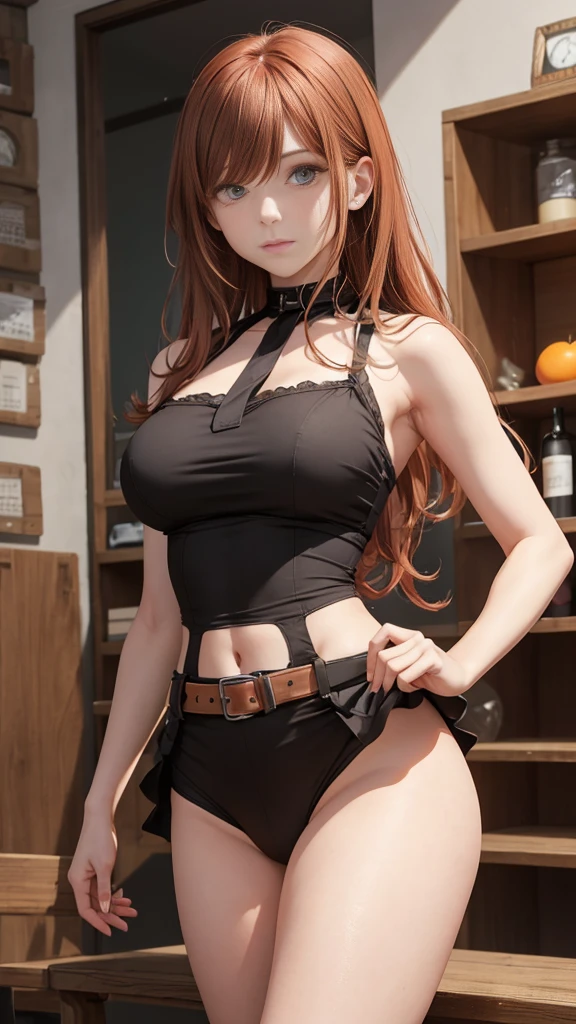 Le personnage Makima de la série animée Chainsaw Man, fragile, pleine longueur (corps entier 1.1.), fond sombre, obscurité, anatomie correcte 1.1, anatomie correcte de la main. Obésité morbide, Très , érotique, Très féminin, belle silhouette obèse, Jambes grasses, fesses, corps gros, ssbbw, gros ventre mou, cheveux roux, Yeux oranges, Cercles rouges pour les écoliers, robe d&#39;été, pose sexyaliste, very détaillé, beau corps, détaillé body, détaillé hands, détaillé, vibrant, détaillé Face, Conception des personnages de Makima. very détaillé, détaillé body, détaillé hands, détaillé Face, Art animé, Hugh Détails, Visage très abattu, détaillé eyes, Illustration ultra fine, Meilleure ombre, détail fin, beautiful détaillé glow, beautiful détaillé, Extraordinairement beau, extremely détaillé, inexpressif, composition épique, Style animé. art animé, Style animé,