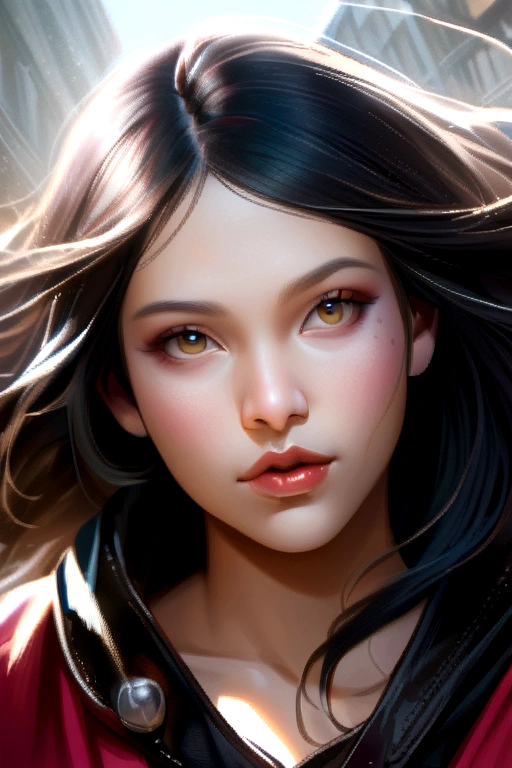 Realistic face looks