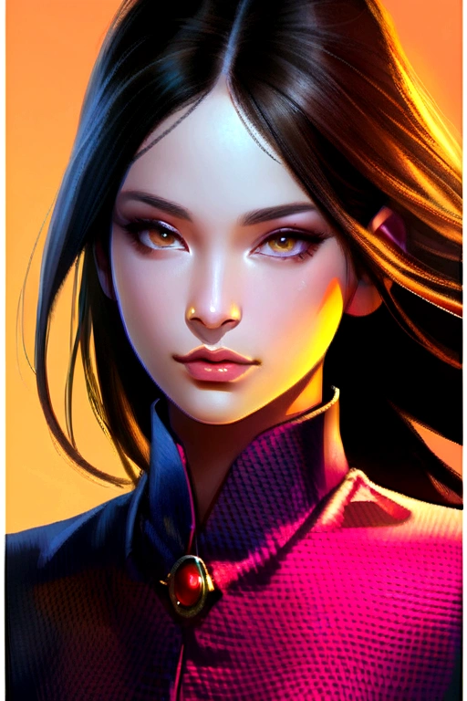 Realistic face looks