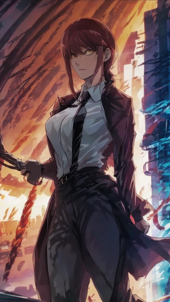 Le personnage Makima de la série animée Chainsaw Man, fragile, pleine longueur (corps entier 1.1.), fond sombre, obscurité, anatomie correcte 1.1, anatomie correcte de la main. Obésité morbide, Très sexy, érotique, Très féminin, belle silhouette obèse, Jambes grasses, fesses, corps gros, ssbbw, gros ventre mou, cheveux roux, Yeux oranges, Cercles rouges pour les écoliers, robe d&#39;été, pose sexy, réaliste, very détaillé, beau corps, détaillé body, détaillé hands, détaillé, vibrant, détaillé Face, Conception des personnages de Makima. very détaillé, détaillé body, détaillé hands, détaillé Face, Art animé, Hugh Détails, Visage très abattu, détaillé eyes, Illustration ultra fine, Meilleure ombre, détail fin, beautiful détaillé glow, beautiful détaillé, Extraordinairement beau, extremely détaillé, inexpressif, composition épique, Style animé. art animé, Style animé,