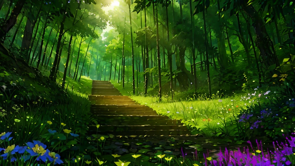 Wonderland  in a verdant ambience