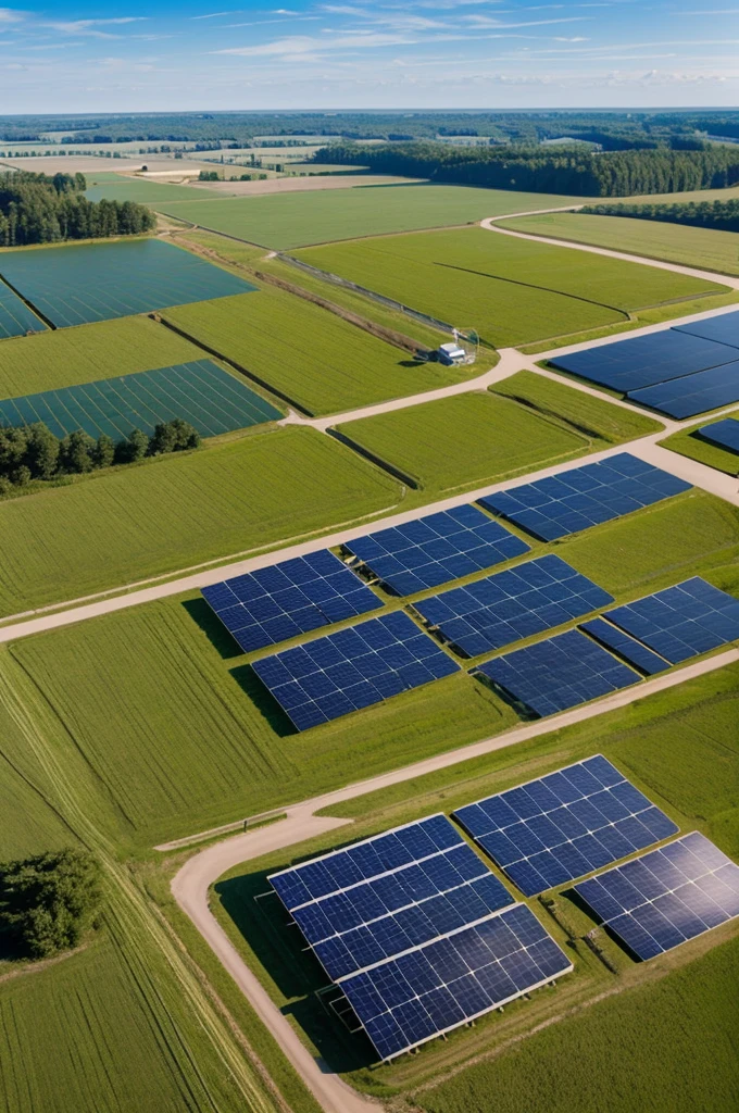 Hybrid renewable energy system for a rural community
