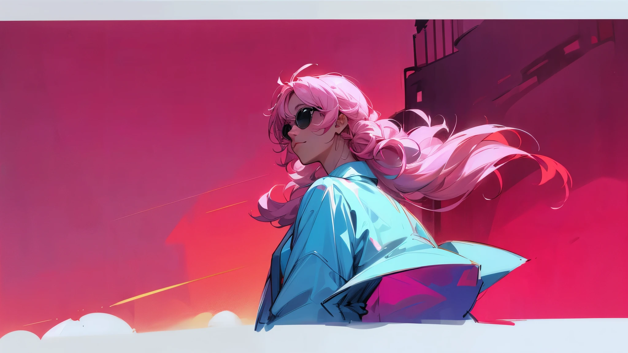 nely miami nights miami vice person alone sunet retro anime 80s sketch air tonight