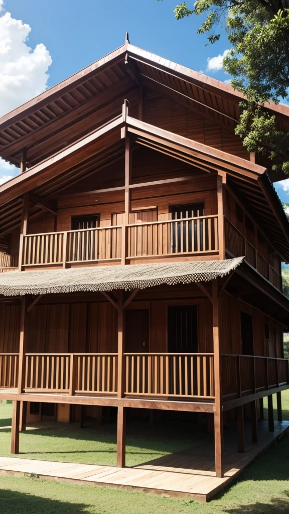 Wooden house in the state of Pará 