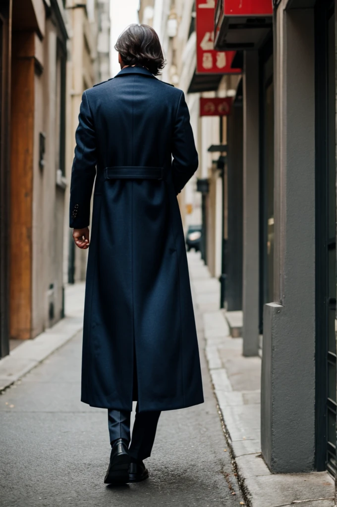 lawyer's coat from behind 