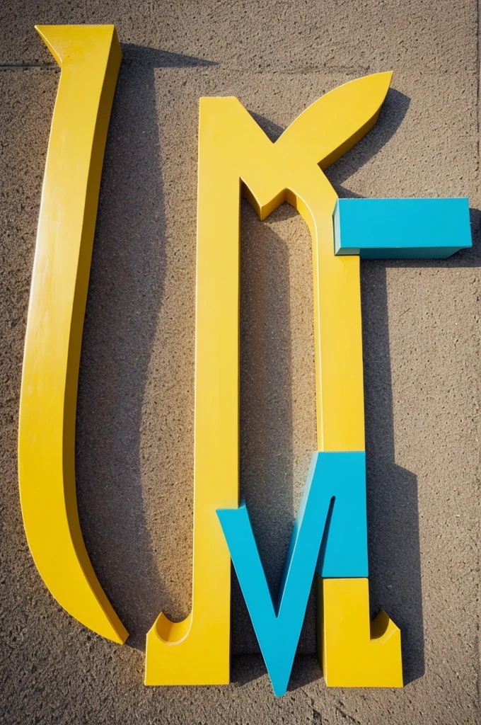 Create a pic that latter M with love sign