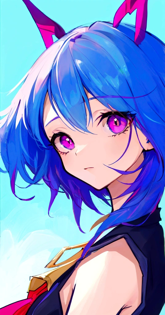 a closeup of a person wearing a black shirt and a black top, inspired by Li Chevalier, neferpitou, delicate androgynous prince, retrato de anime style, demon slayer rui fanart, 1 7 year old anime gothic girl, portrait of a woman as real, high quality portrait, en un anime style, anime style, personaje de anime style