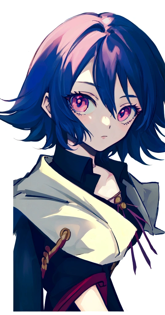 a closeup of a person wearing a black shirt and a black top, inspired by Li Chevalier, neferpitou, delicate androgynous prince, retrato de anime style, demon slayer rui fanart, 1 7 year old anime gothic girl, portrait of a woman as real, high quality portrait, en un anime style, anime style, personaje de anime style