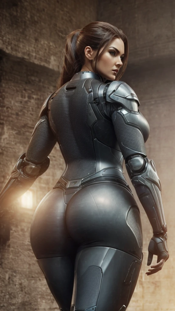 Woman, Curvy, Thick, Muscular, Robot, Sci-Fi, Aerodynamic, Carbon Fibre, Armor, Gears, Engines.
CGI, VFX, 3D art, Realism
Top Models Face, Make Up, Beauty, Straight, Slicked, Long Legth Hair.
Dynamic, Walking, back view, sexy, appealing,
