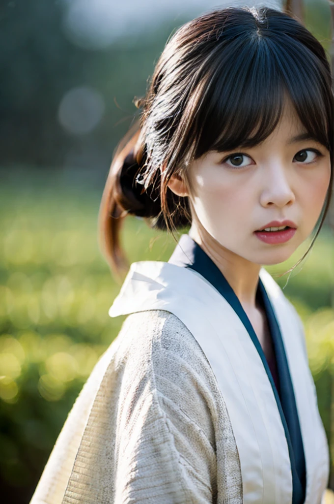 Fog of Darkness、A beautiful white-haired Japanese girl transforms into a traditional Japanese dragon、Extreme anger