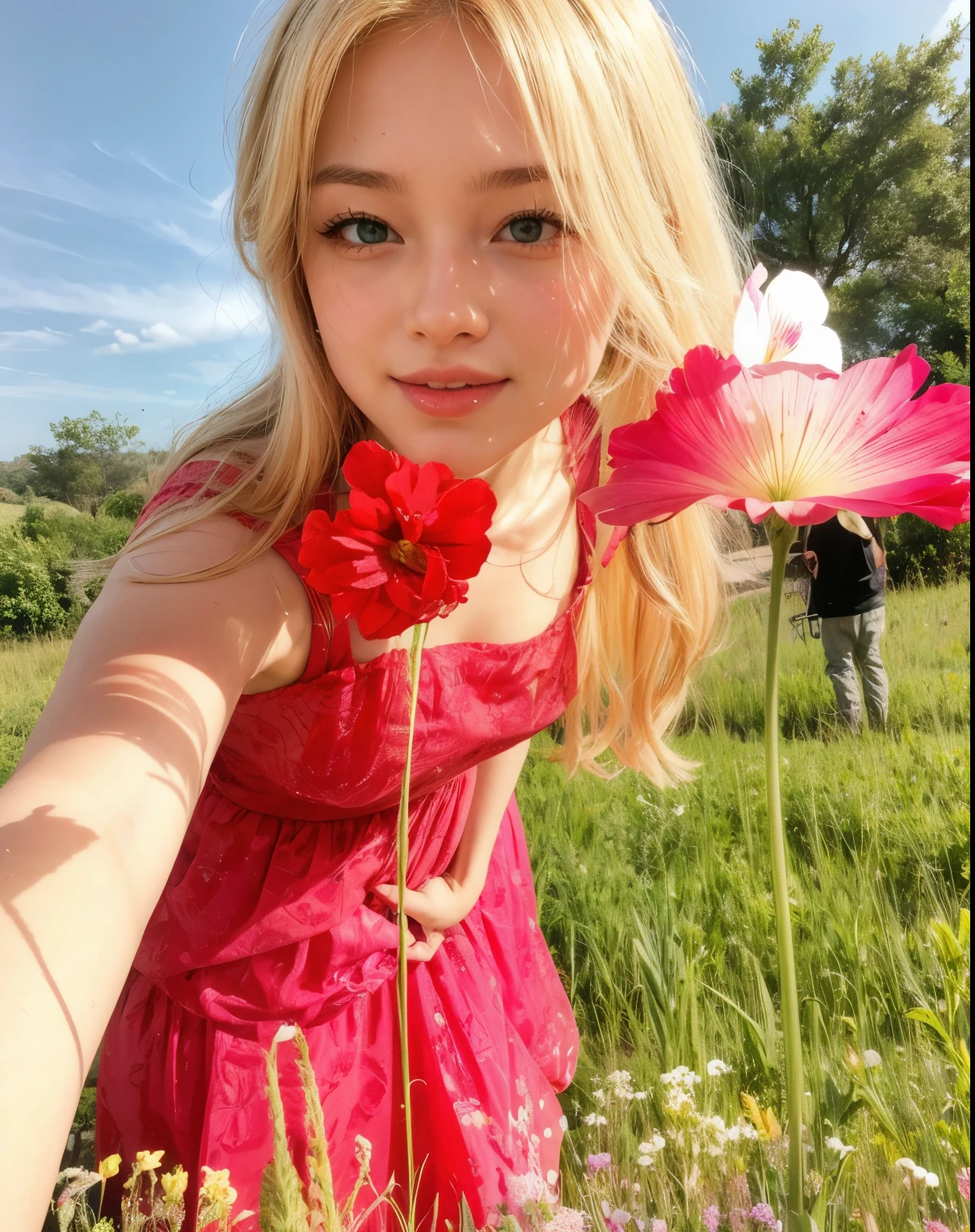 blonde woman