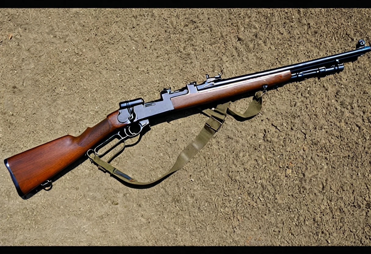 Imagine un fusil a verrou avec un petit chargeur fixe de 10 cartouche du style anglais, le fusil ce nomme: Lee Enfield m1898 mle vigilantes 