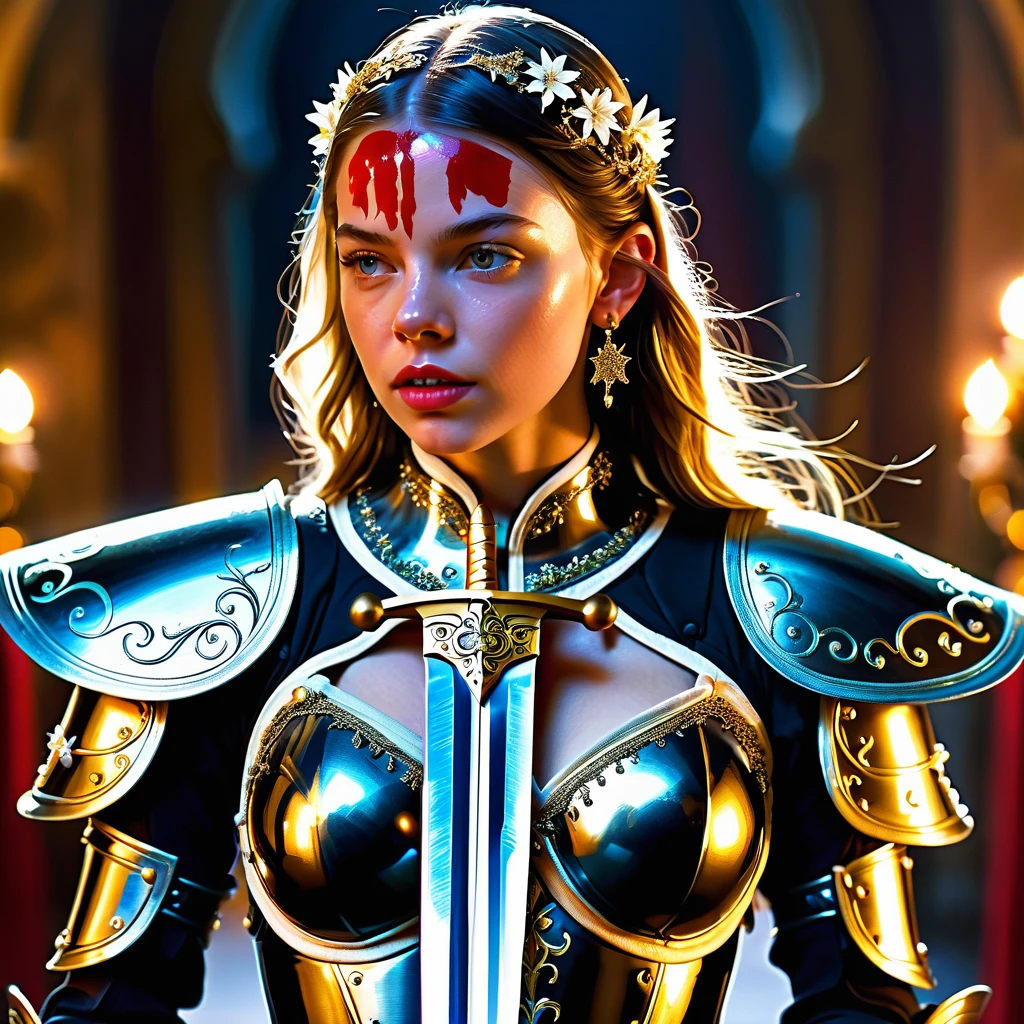 moonlight, nsfw baby Anya Taylor (hyper realista:1.4), (insanrealista:1.3) insane "Female F/1 Photoreal RAW", Cosmetic artistry horrific triad Vivid nebulas Leptogium cyanescens Golden jewelry harmonic balance Sharp fangs entanglement Smooth valleys Radiant Glory, great detail, elegant, sharp focus (High Detail Skin: 1.4), massive elaborate amazing composition, ambient light, cinematic, highly detailed, professional complimentary colors, romantic, beautiful, lovely, insane breathtaking (rosto finamente detalhado e bonito:1.8), ((Mundo Medieval)), (Holds the hilt of a long, straight sword with elaborate decoration that emits a mysterious glow: 1.9), (Espadachim dhampir veterano preto), (sword that emits a mysterious light with delicate decorations:1.9), na masmorra, (Dark black full body armor with delicate ornamentation), (The armor is marked, mas delicadamente decorada:1.5), (wearing a wide-brimmed traveler's hat), (retrato de corpo inteiro:1.8), ((olha para cima)), ((Olhando para baixo)), (dramatic pose), cabelo rosa bonito, lindo cabelo prateado, lindo cabelo loiro ,manto de teia preta, aranhas na armadura, (wears worn and tattered black leather pants), (Retrato de corpo inteiro:1.8), (Traje delicadamente decorado:1.4), ((dramatic photo)),((dynamic photo)), Full body view, Altamente detalhado, ultra-realista, detalhes intrincados, ((obra de arte,melhor qualidade)), ((Cinematic Light)), hyper realista, assustador, dark fantasia , armadura detalhada, Capacete detalhado, epic realista, desaparecido, ((cores neutras)), (HDR:1.5), (cores suaves:1.2), hiper detalhado, (arte station:1.5), luzes quentes, efeito de luz, dramatic light, (detalhes intrincados:1.1), fundo complexo, (Greg Rutkowski:0.8), (teal and orange:0.4), (Whirling lightning of ice snow),(epic tMasterpiece,max best quality, ultra-highdef 256K XT3 128K ultra-highres),ultra-detailed,ultra sharp focus, naked, varies,multi, etc. --v 6 --s 1000 --c 20 --q 5 --chaos 100