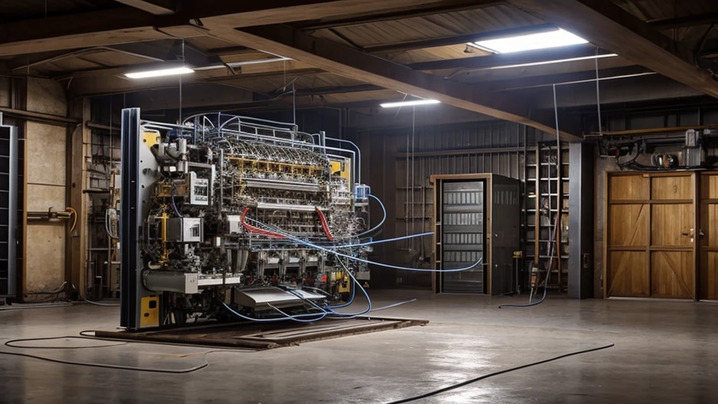 Expressing visual art fused with electrical machinery