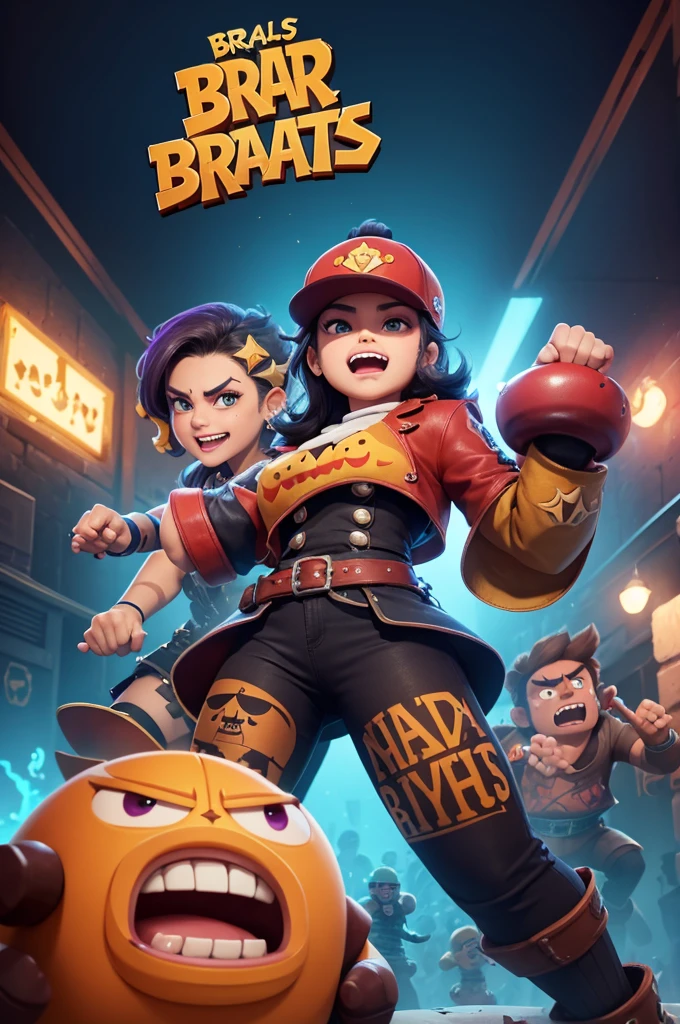 Create an image for my brawl stars YouTube gaming channel with god seth  