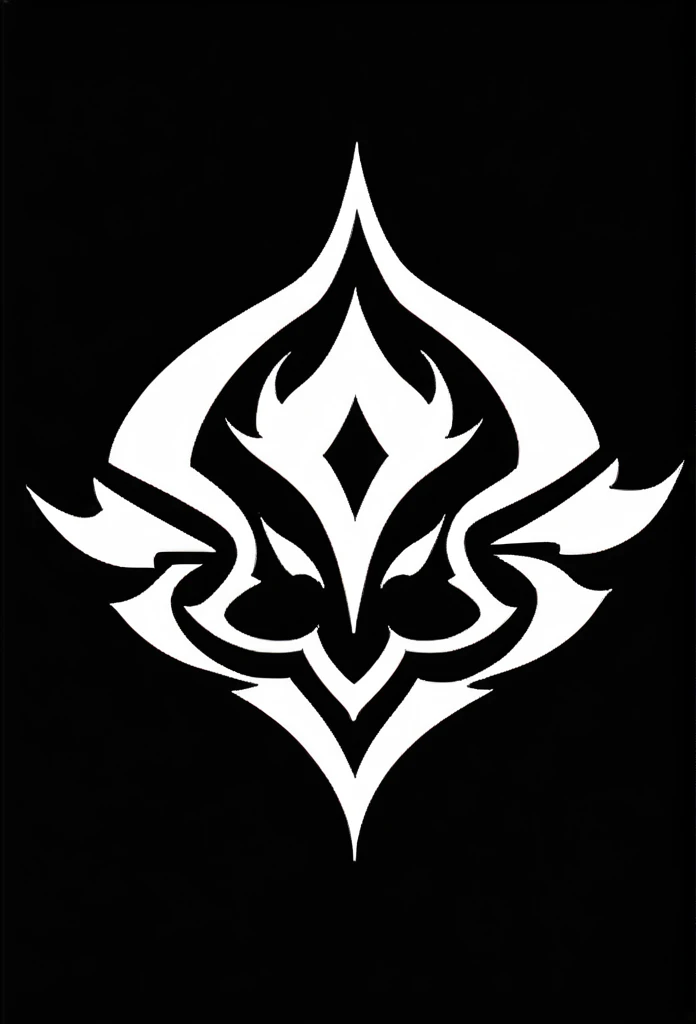 monochrome, greyscale, no humans, black background,emblem,dragon, guilda
