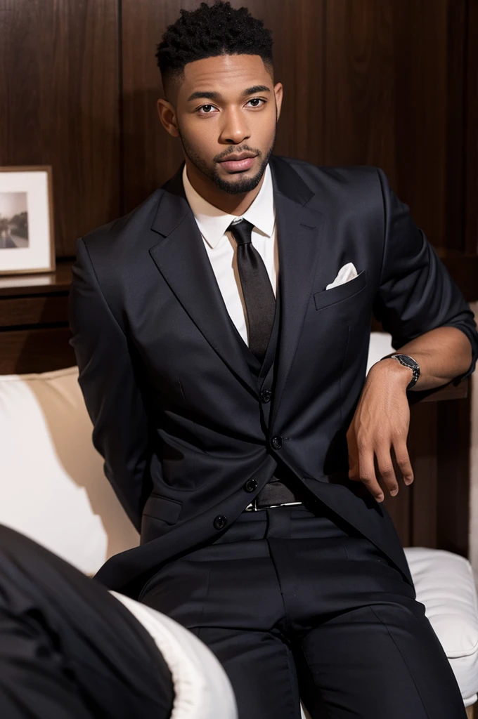 handsome black man