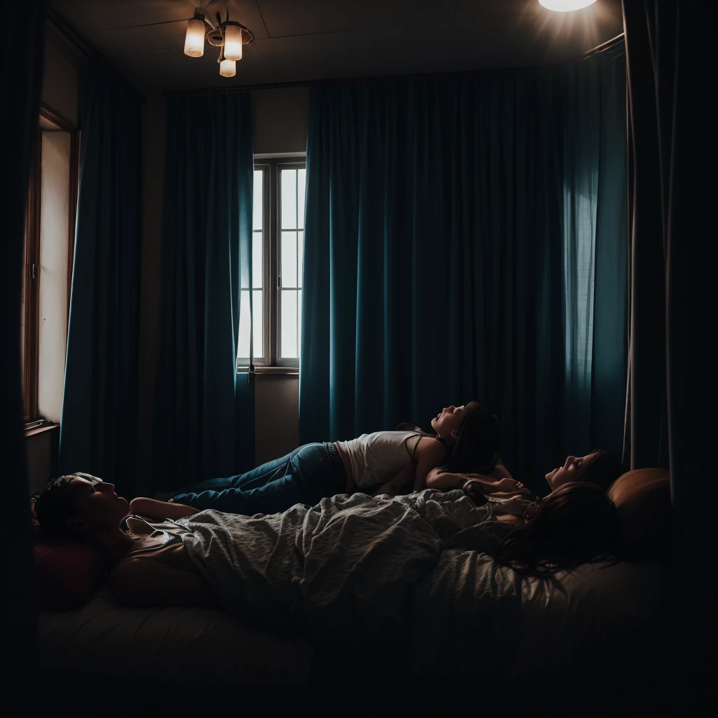 When the curtains call the time
Will we both go home alive?
It wasn't hard to realize
Love's the death of peace of mind