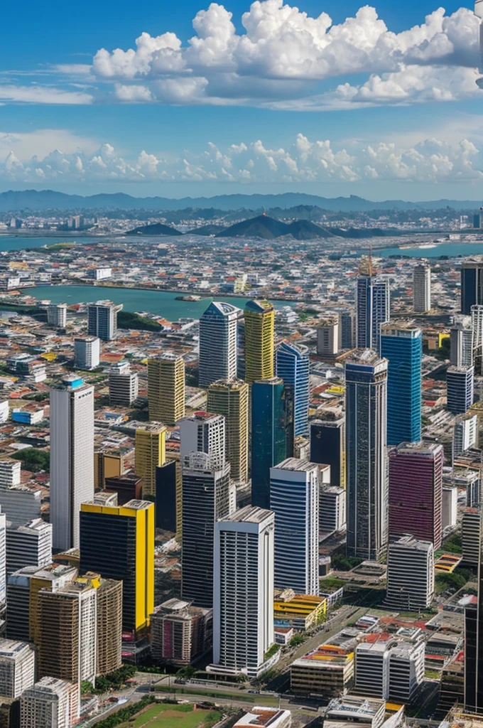 An image of the tourist places in the city of Guayaquil in Ecuador to celebrate its national holidays 