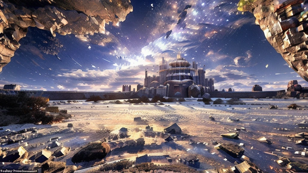 In a remote corner of an ancient and mysterious world, lies a vast system of caves and tunnels. Here, mythological dwarves have made their home for centuries. The walls of these caves are covered in crystals that seem to have been carved by the gods. The crystals emit a soft and ethereal light, creating an iridescent glow throughout the space. The dwarves have learned to take advantage of this natural luminescence. Their lamps and jewelry are made from fragments of these crystals, and the caves shine like a starry sky at night. The tunnels are reinforced with wooden and stone beams, and the walls are marked with runic inscriptions that tell stories of dwarven heroes and ancient covenants., cinematic lighting, ray tracing, atmospheric perspective, HD, 4K, anime style