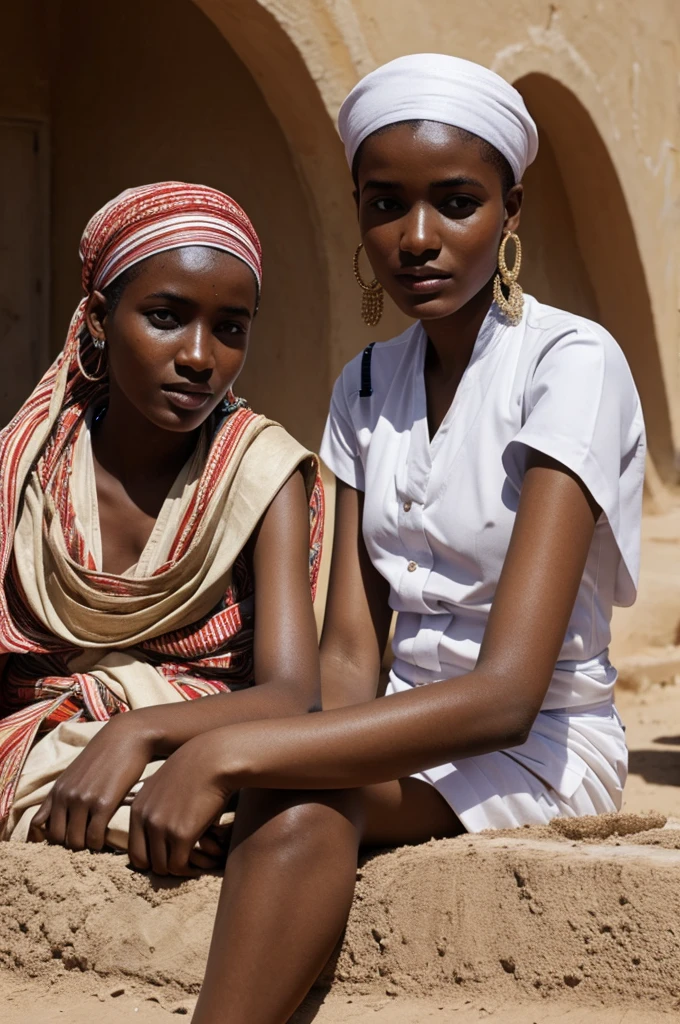Jenera women showing their feet