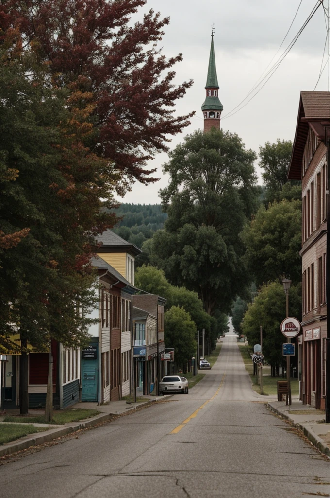 Small Town that looks creepy